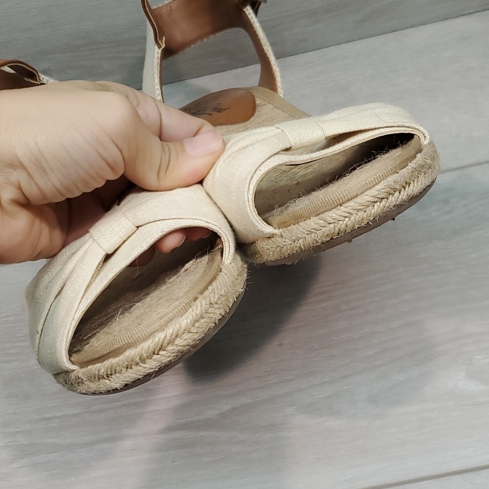 Lucky Brand Womens Kavala Espadrille Wedge Ankle Strap Sandals shoes sz 10B - Picture 5 of 13